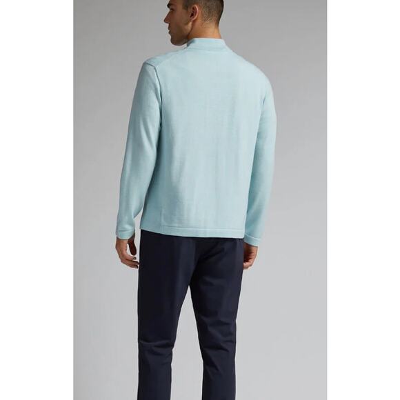 G/FORE MEN WIND BREAKER MERINO WOOL QUARTER ZIP PULLOVER Size XL - Picture 7 of 8